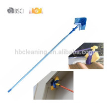 360 degree swivel corner brush, 0 risk eaves broom,9years factory ceiling broom,